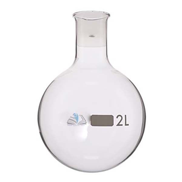 Glass Round Bottom, Narrow Neck Flask 2000ml