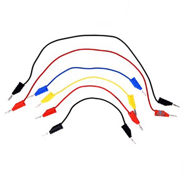 2mm Stackable Plug Leads Mixed Colour &amp; Length