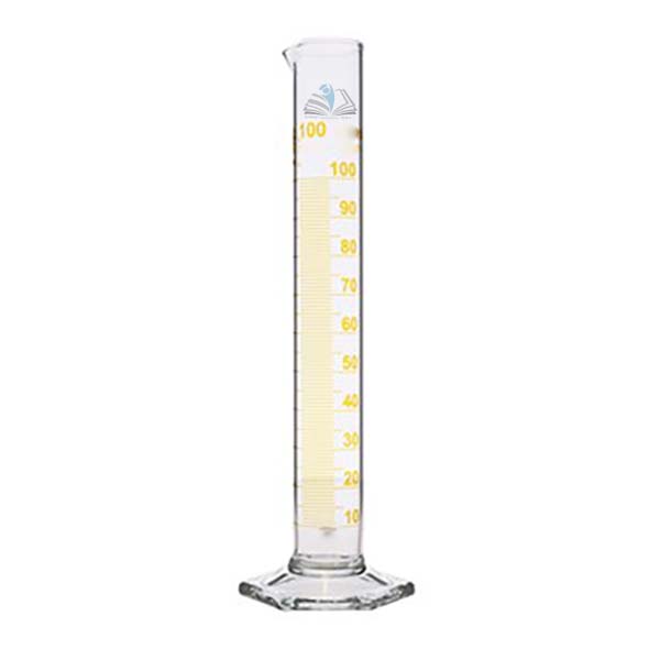 Glass Measuring Cylinder 100ml with Graduation