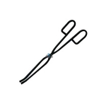 Straight Crucible Tongs 150mm