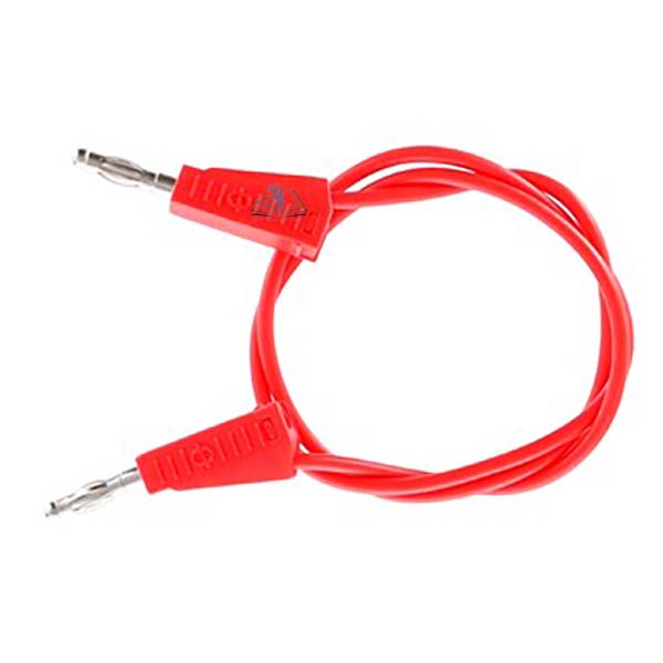 4mm Stackable Plug Leads Economy Red