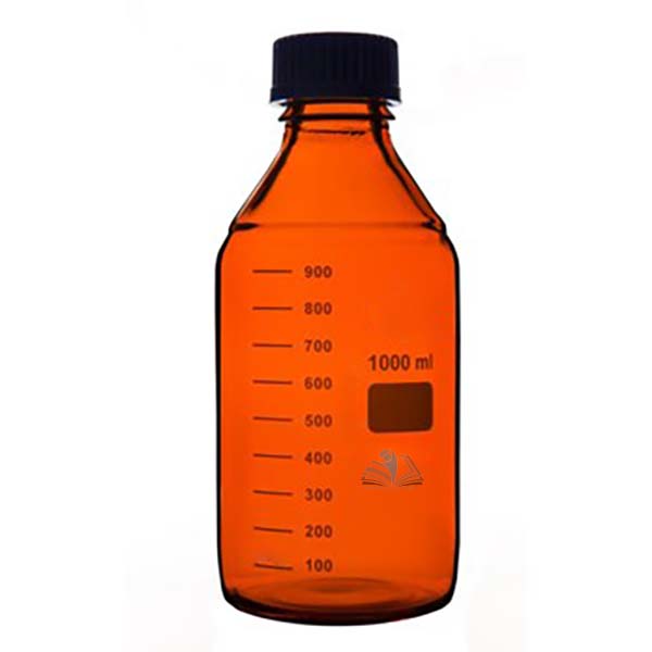 Screw Top Reagent Bottle, Amber Glass 1000ml