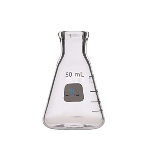 Heavy Duty Narrow Mouth Conical Flask 50ml
