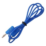 4mm Stackable Plug Leads Economy Blue