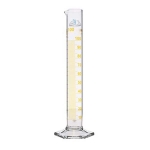Glass Measuring Cylinder 100ml with Graduation