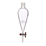 Glass Separating Funnel, Conical Shaped, with Stopper - 500ml