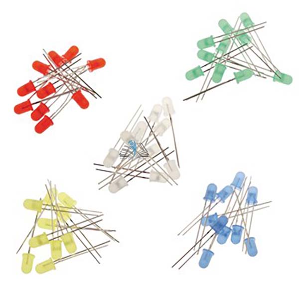 LED Indicators, 5mm Mixed Colours